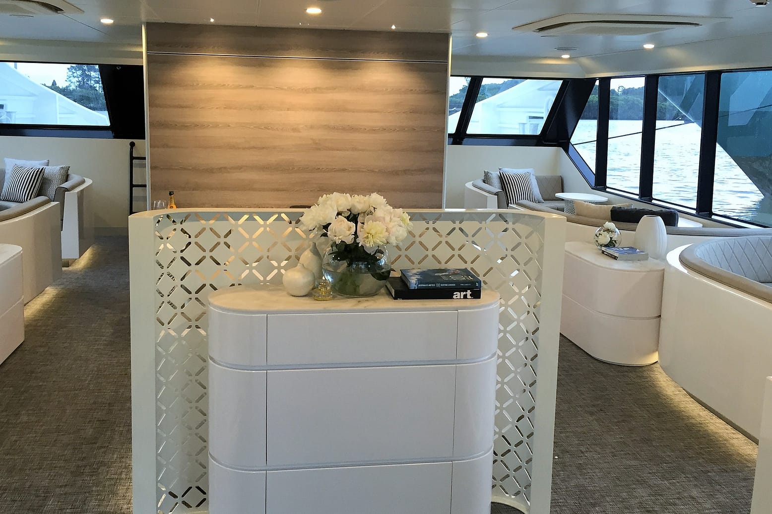 luxury passenger ferry credenza 2019 interior fitout