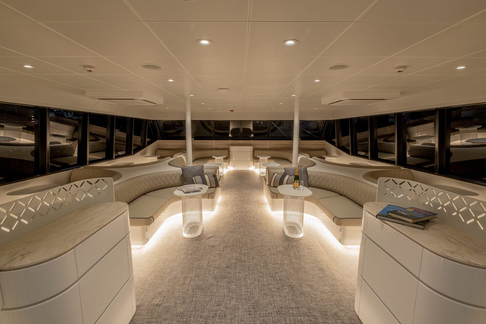 luxury ferry interior