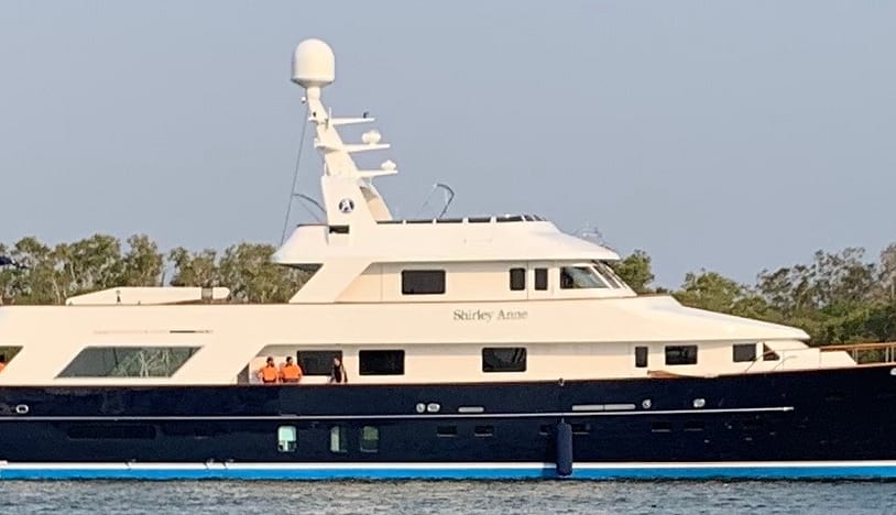 superyacht side view